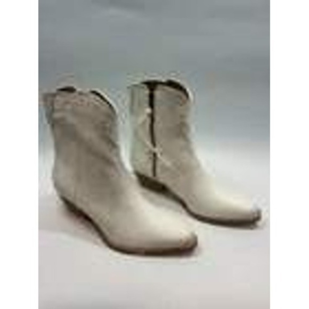 Ccocci Women's Western Ankle Boots White Size 8.5 - Picture 2 of 4